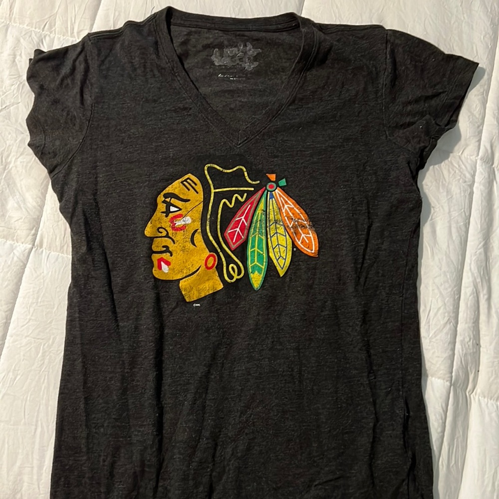Chicago Blackhawks V-neck Tee